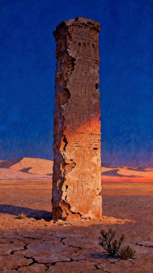 ancient-desert-sentinel-stockcake